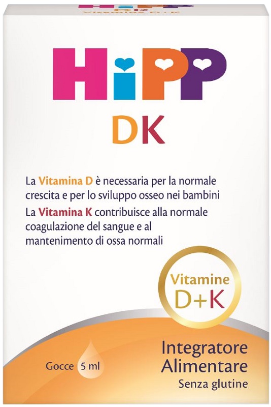 Hipp DK Integratore Vitaminico per Bambini 5 ml